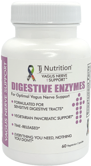 Bottle of Vagus Nerve Support Digestive Enzymes